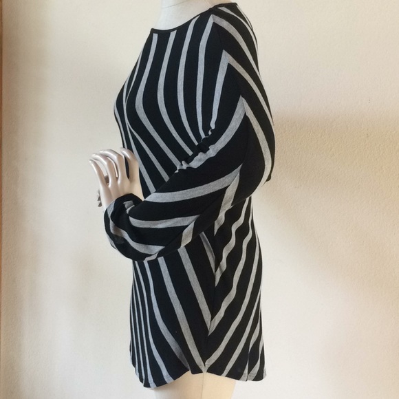 INC diagonal stripe tunic - Picture 4 of 7